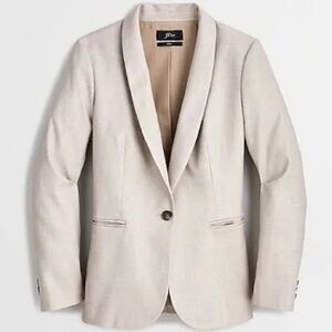 J. Crew Parke Blazer in Stretch Linen—size 4